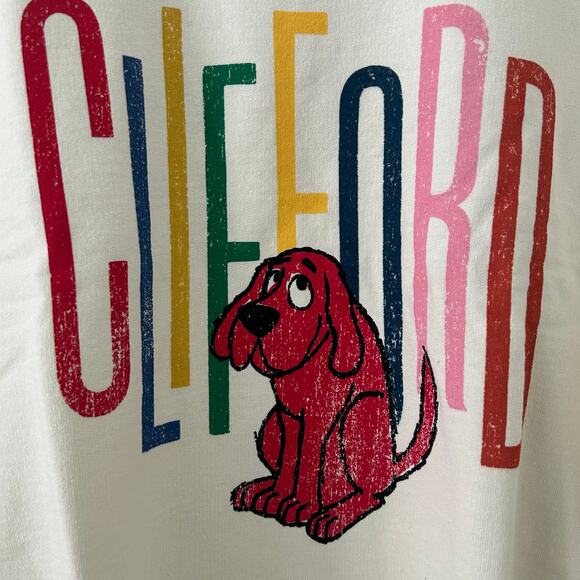 Desert Dreamer Women's Clifford The Big Red Dog Sweatshirt Pullover XL NWOT - Picture 5 of 6